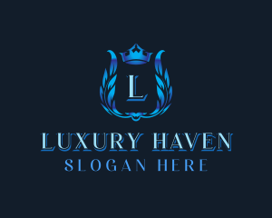 Luxury Ornamental Crest logo design