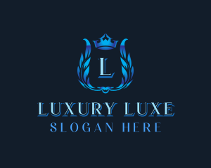 Luxury Ornamental Crest logo design