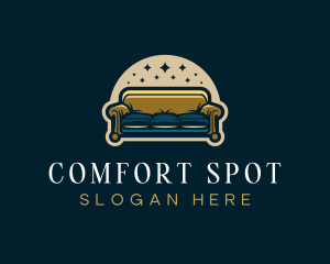 Seat - Upholstery Seat Furniture logo design