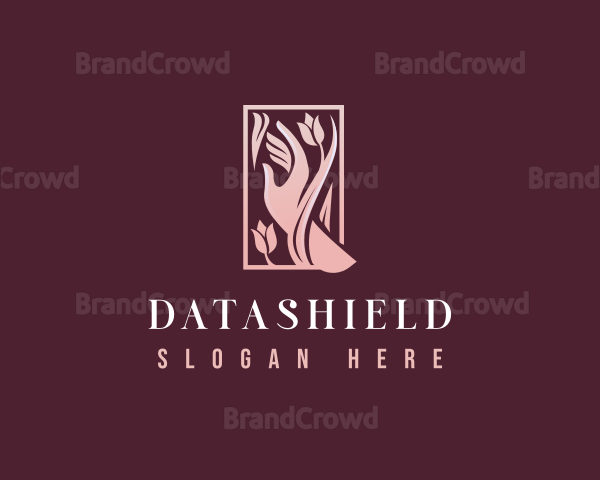 Premium Hands Floral Logo