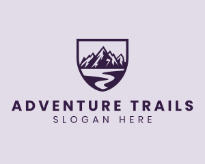 Travel Adventure Mountain logo design