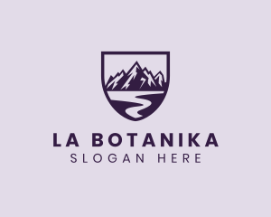 Hiker - Travel Adventure Mountain logo design