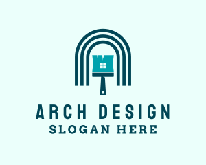 Arch - Home Arch Painting logo design