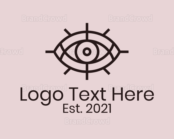 Mystical Tarot Eye Logo