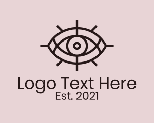 Mystical Tarot Eye  logo design