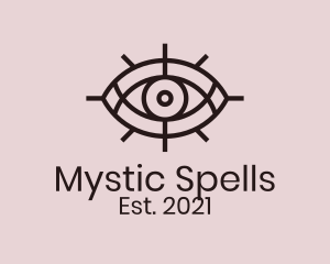 Mystical Tarot Eye  logo design