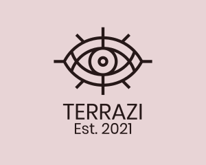 Mystical Tarot Eye  logo design