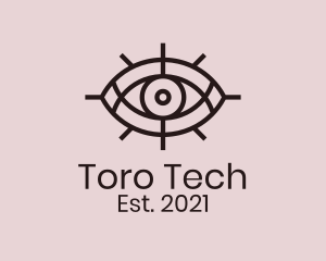 Mystical Tarot Eye  logo design