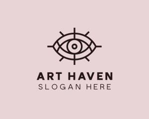 Mystical Tarot Eye  logo design