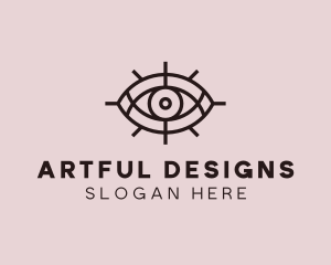 Mystical Tarot Eye  logo design