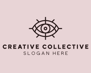 Mystical Tarot Eye  logo design