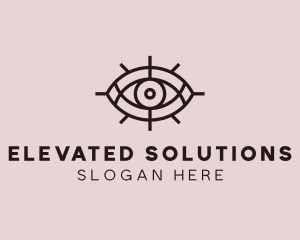 Mystical Tarot Eye  logo design