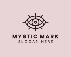 Mystical Tarot Eye  logo design