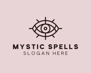 Mystical Tarot Eye  logo design