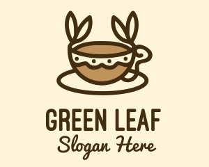 Coffee Leaf Cup logo design