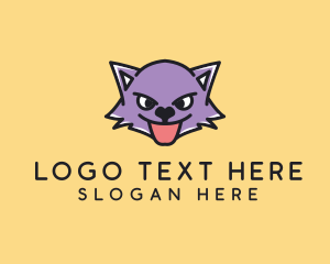 Happy Lynx Animal logo design