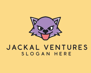 Jackal - Happy Lynx Animal logo design