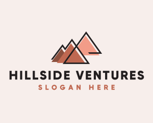 Hillside - Mountain Valley Trekking logo design