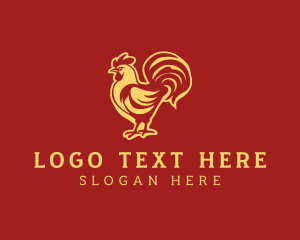 Chicken - Rooster Fowl Chicken logo design