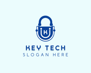 Security Lock Technology logo design