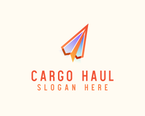 Paper Plane Flight logo design