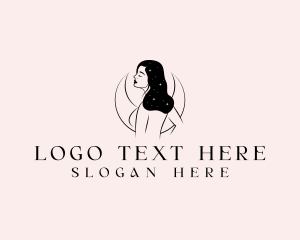 Sensual - Sensual Female Moon logo design