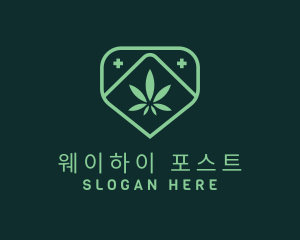 Medicinal Marijuana Cannabis logo design