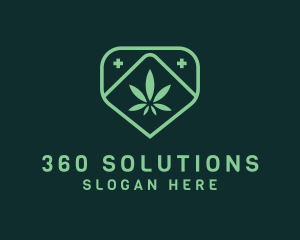 Medicinal Marijuana Cannabis logo design