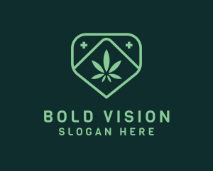 Medicinal Marijuana Cannabis logo design