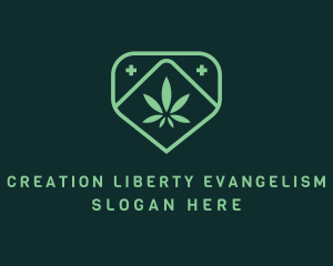 Medicinal Marijuana Cannabis logo design