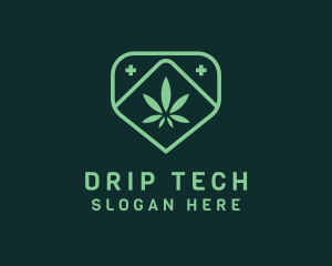 Medicinal Marijuana Cannabis logo design