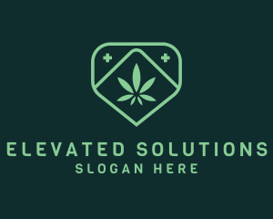 Medicinal Marijuana Cannabis logo design