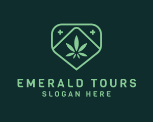 Medicinal Marijuana Cannabis logo design