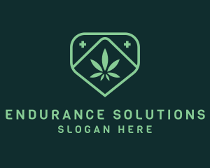 Medicinal Marijuana Cannabis logo design