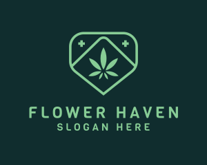 Medicinal Marijuana Cannabis logo design