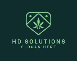 Medicinal Marijuana Cannabis logo design