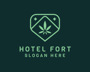 Medicinal Marijuana Cannabis logo design