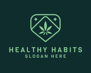 Medicinal Marijuana Cannabis logo design