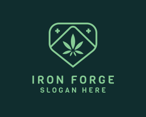 Medicinal Marijuana Cannabis logo design