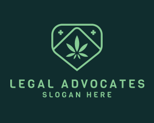 Medicinal Marijuana Cannabis logo design