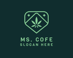 Medicinal Marijuana Cannabis logo design