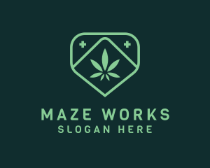 Medicinal Marijuana Cannabis logo design