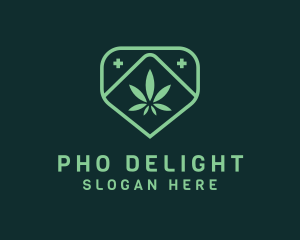 Medicinal Marijuana Cannabis logo design