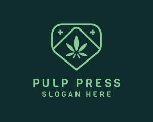 Medicinal Marijuana Cannabis logo design