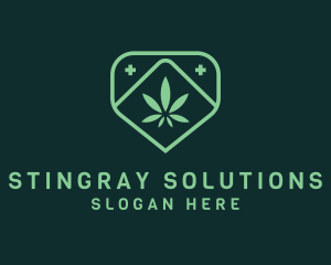 Medicinal Marijuana Cannabis logo design