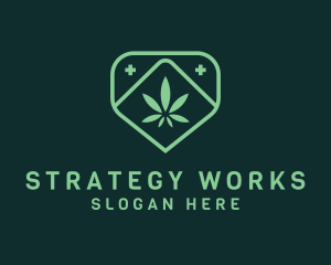 Medicinal Marijuana Cannabis logo design