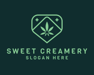 Medicinal Marijuana Cannabis logo design