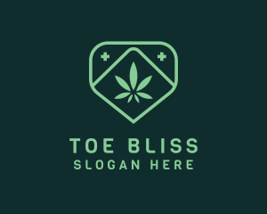 Medicinal Marijuana Cannabis logo design