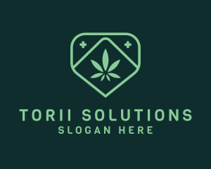 Medicinal Marijuana Cannabis logo design