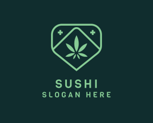 Medicinal Marijuana Cannabis logo design